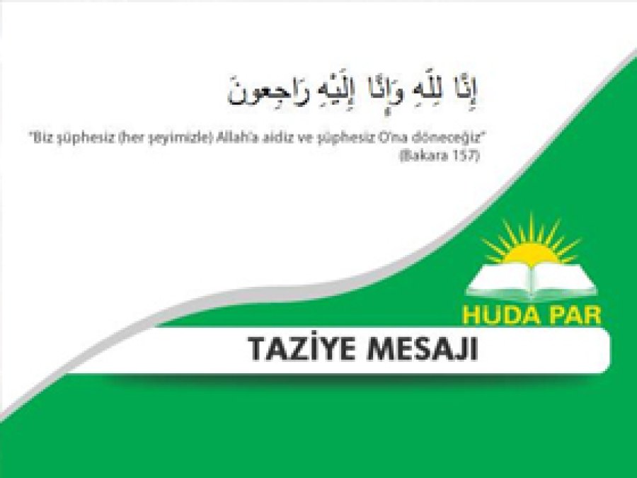 Şeyh Berzenci'ye Taziye Mesajı 