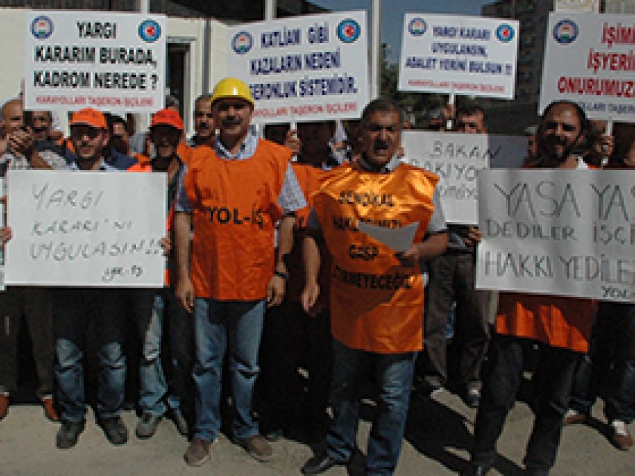 Kızıltepe'de İş Bırakma Eylemi