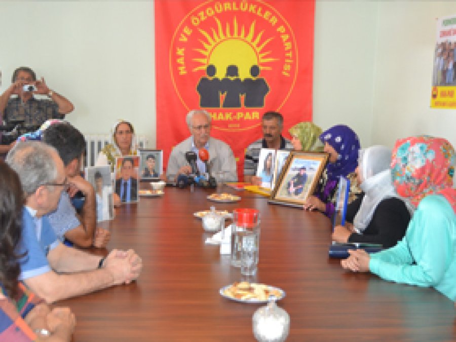 PKK Mağduru Aileler Hak-Par'ı Ziyaret Etti