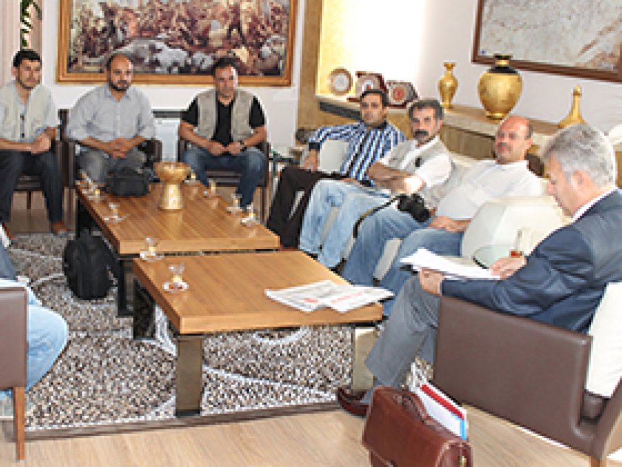 Gazetecilerden Vali Taşkesen'e Ziyaret