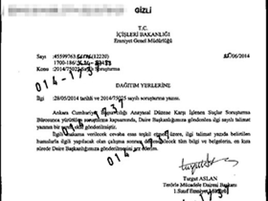 Gülen Örgütüne Operasyon Talimatı