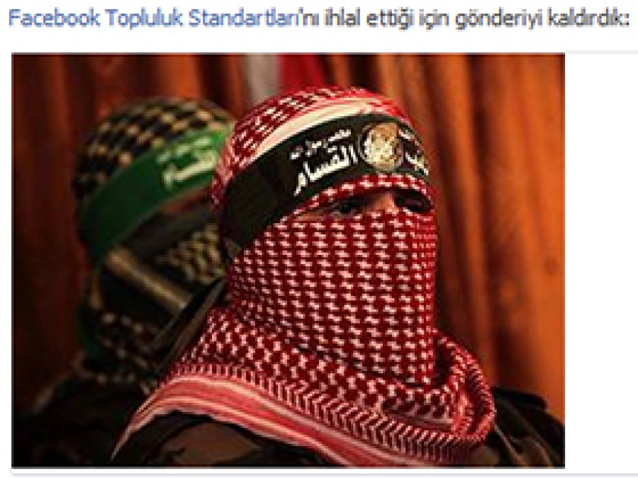 Facebook'tan Hamas'a Sansür