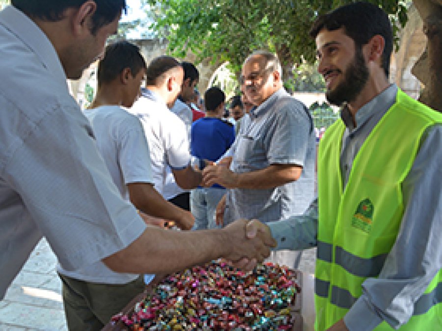 Peygamber Sevdalıları Halkla Bayramlaştı