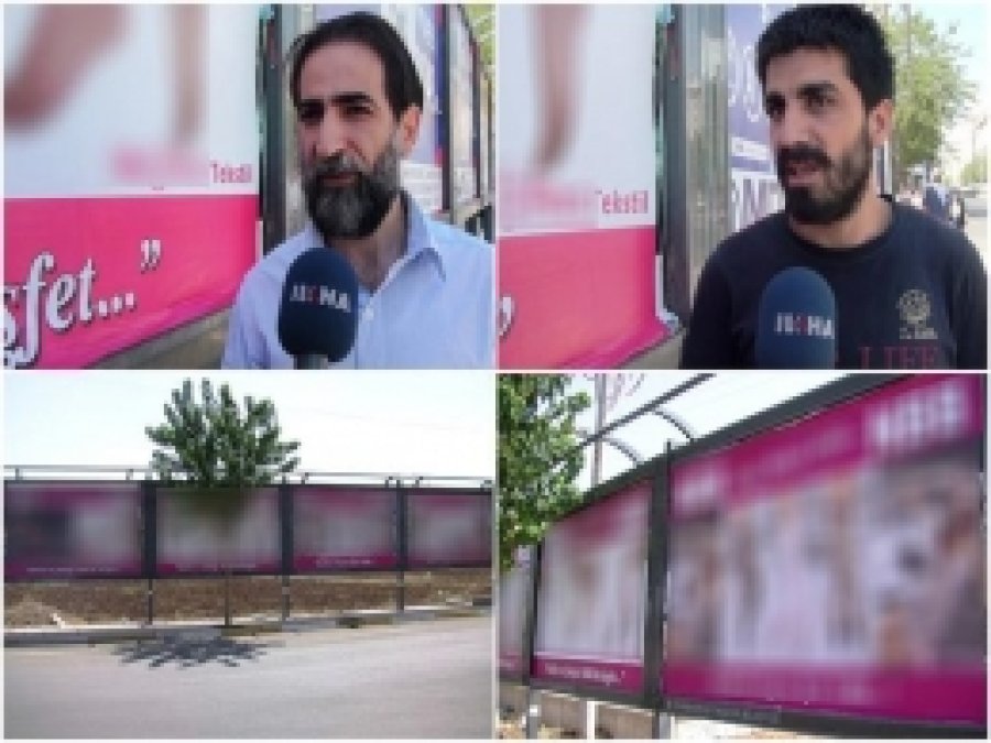 Müstehcen İçerikli Afişlere Tepki 