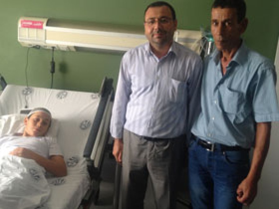 HÜDA PAR'dan Gazzeli Yaralılara Ziyaret 