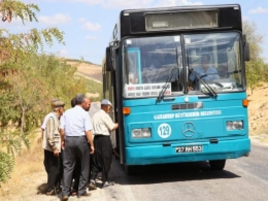 Gaziantep Köylerine Belediye Otobüsü Seferleri