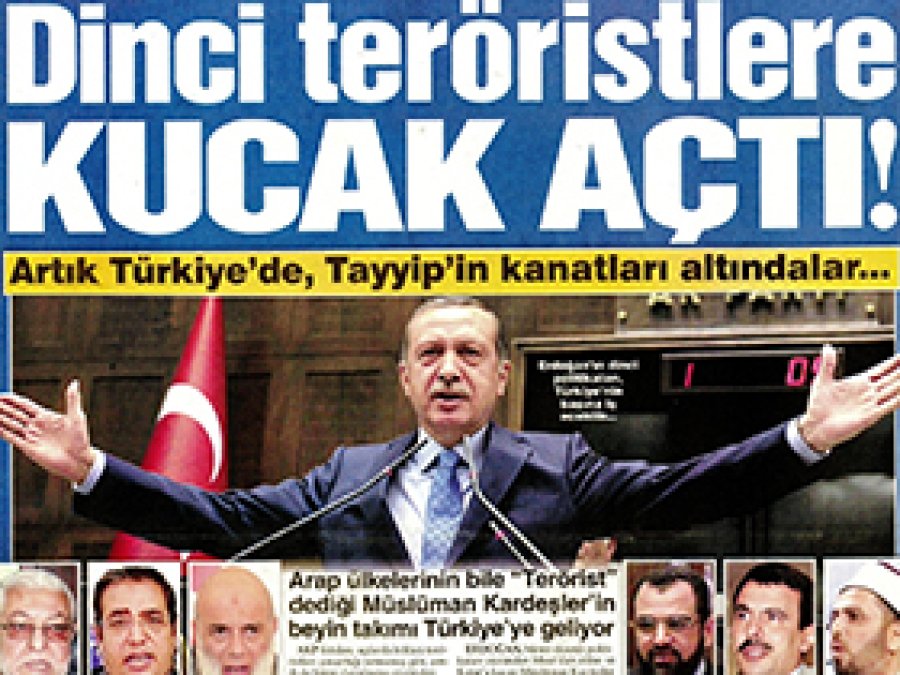 Sözcü'den Müslüman Kardeşlere Hakaret