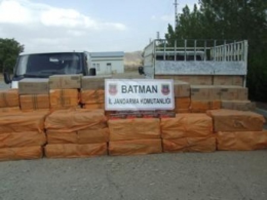 Batman'da 55 Bin Kaçak Sigara Ele Geçirildi