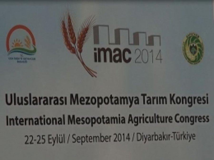 'Uluslararası Mezopotamya Tarım Kongresi' Başlıyor