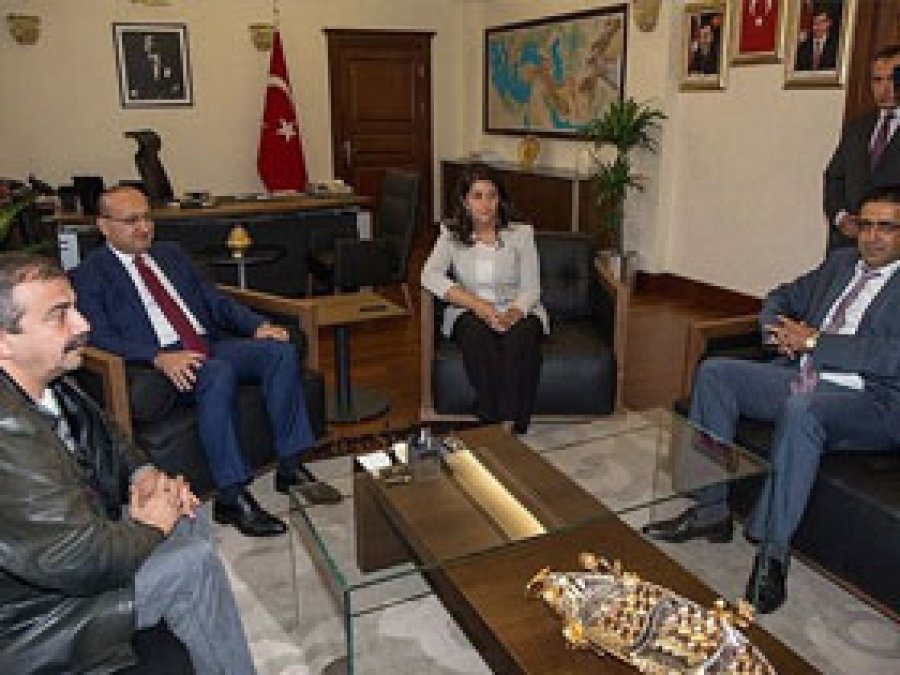 Akdoğan, HDP'lilerle Bir Araya Geldi