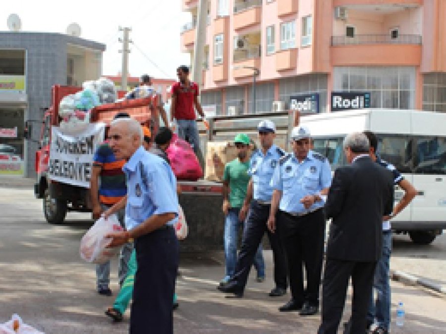 Siverek Halkından Kobanililere Yardım
