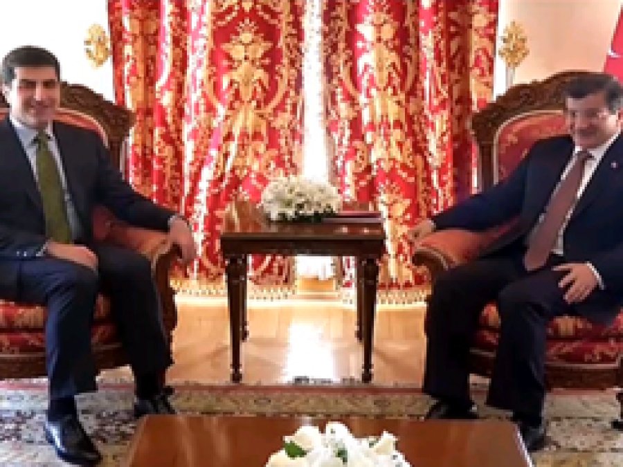 Davutoğlu Barzani ile Görüştü