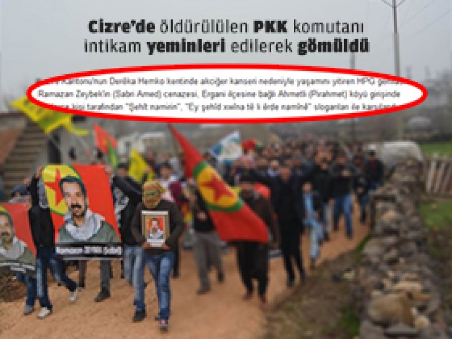 PKK'lı komutan için intikam yemini