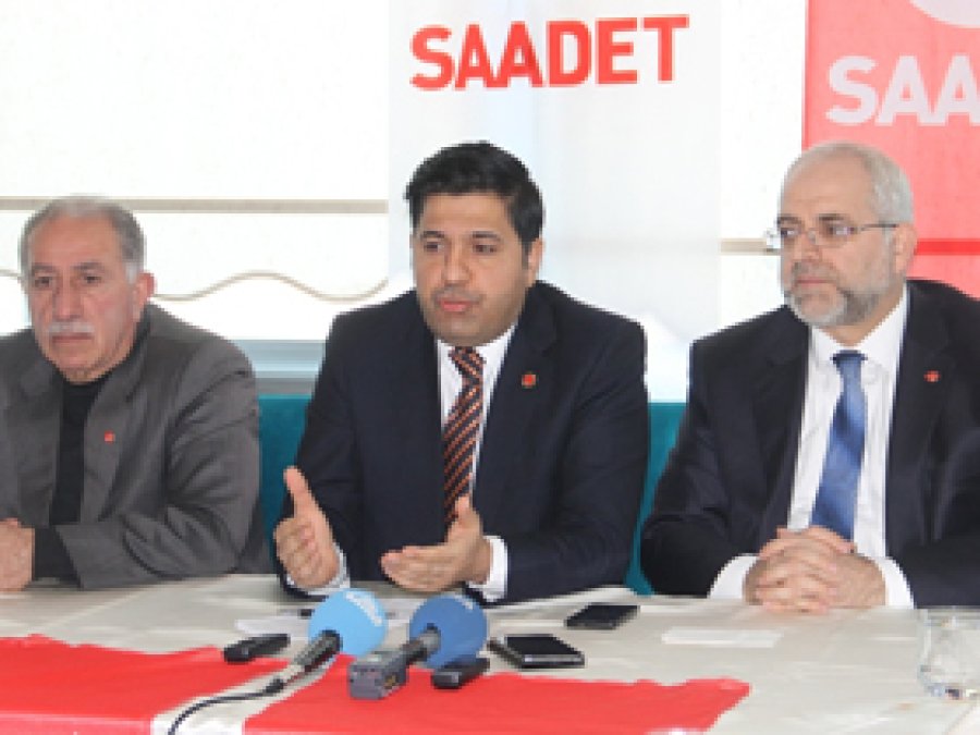 Saadet Partisi'nden sürece şartlı destek