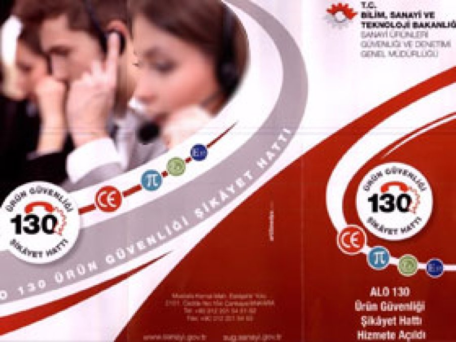 ALO 130 Ürün Şikâyet Hattı hizmette