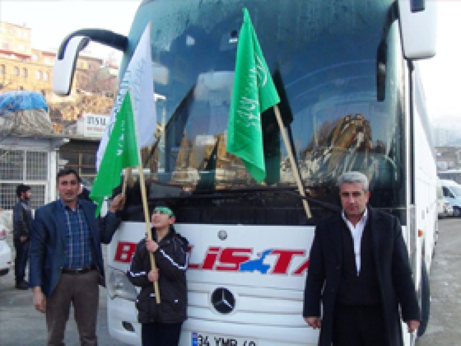Bitlisliler Peygamber Sevdası için yola çıktı