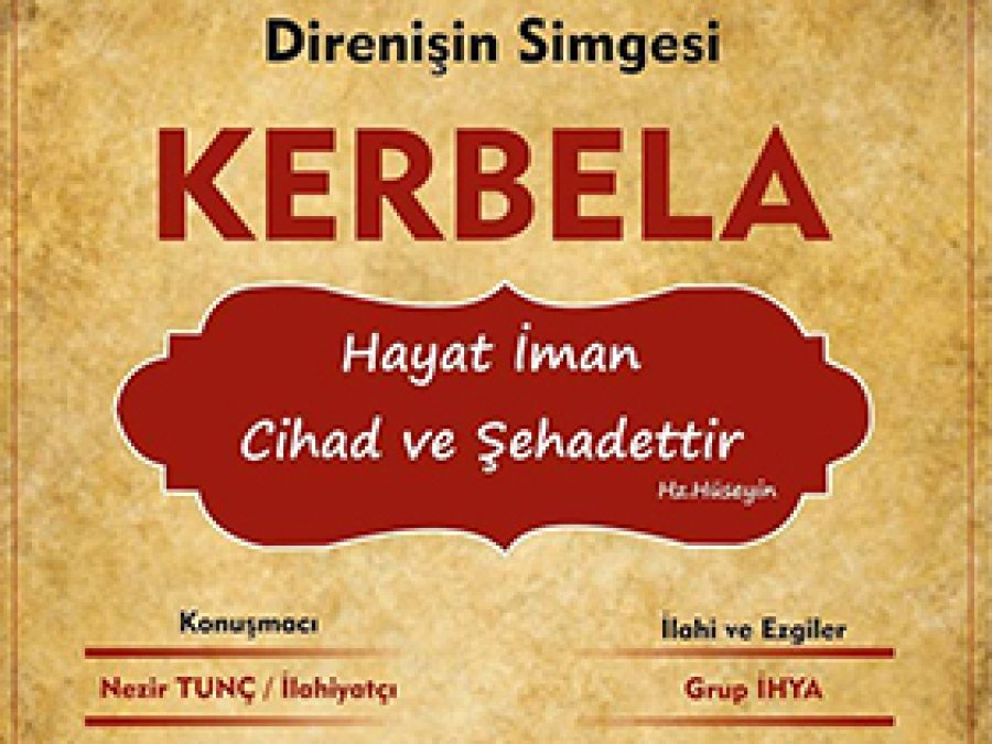 Aksaray'da Kerbela etkinliği düzenlenecek