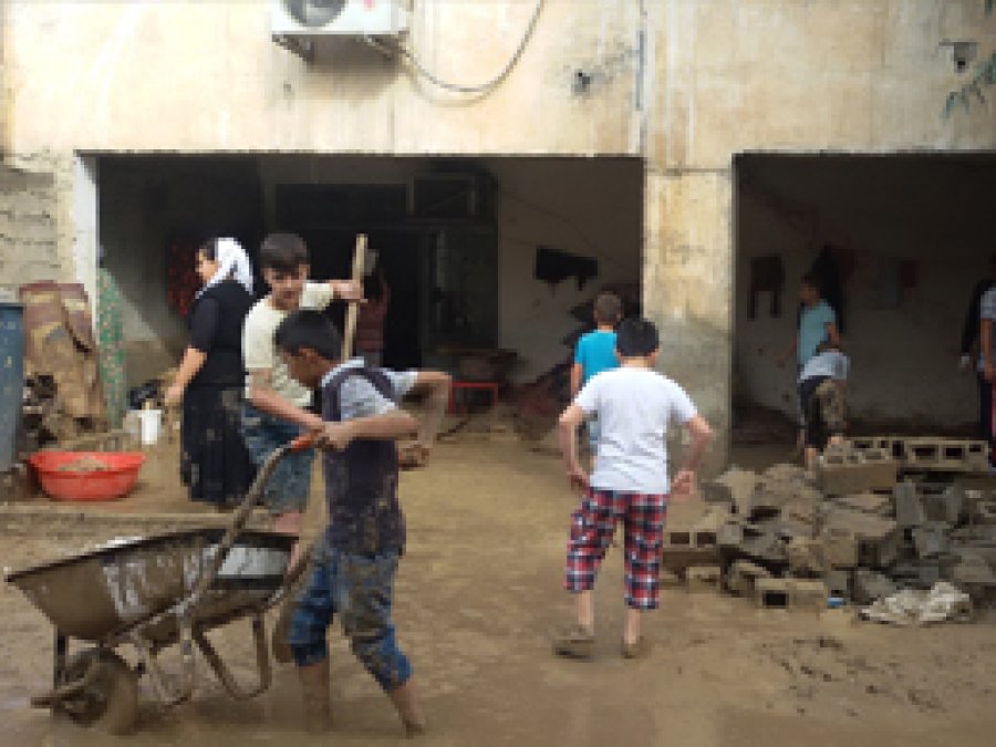 Cizre'de sel: 500 ev su altında kaldı