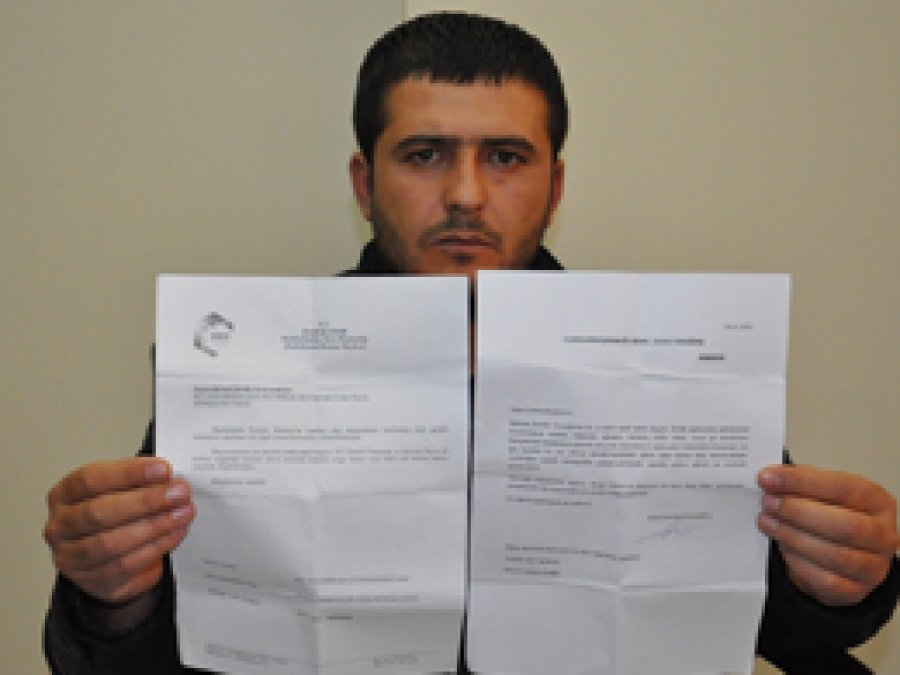 Polislerce darp edilen kişi HÜR DER'e başvurdu