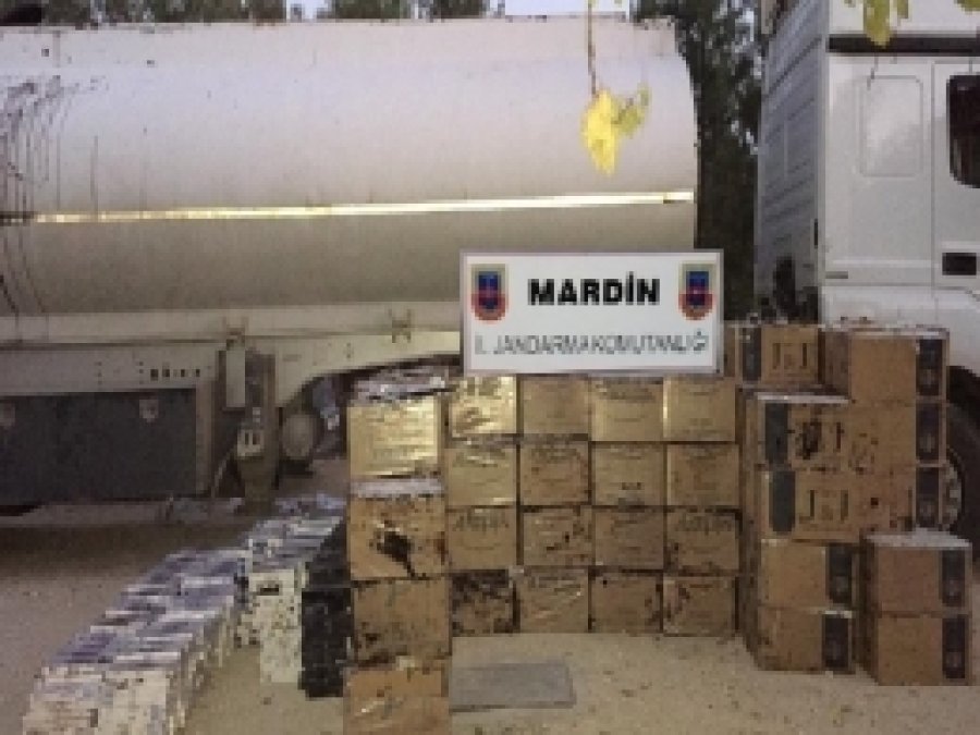 Mardin'de kaçak sigara ele geçirildi 