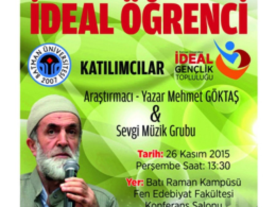 Batman'da 'İdeal Öğrenci' konulu konferans