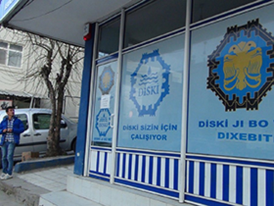 DİSKİ Çınar'da kepenk kapattı