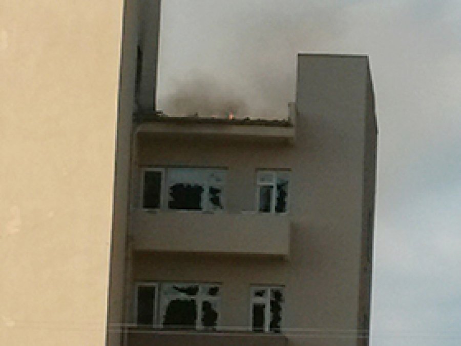 Siirt'te çocuk hastanesine molotoflu saldırı