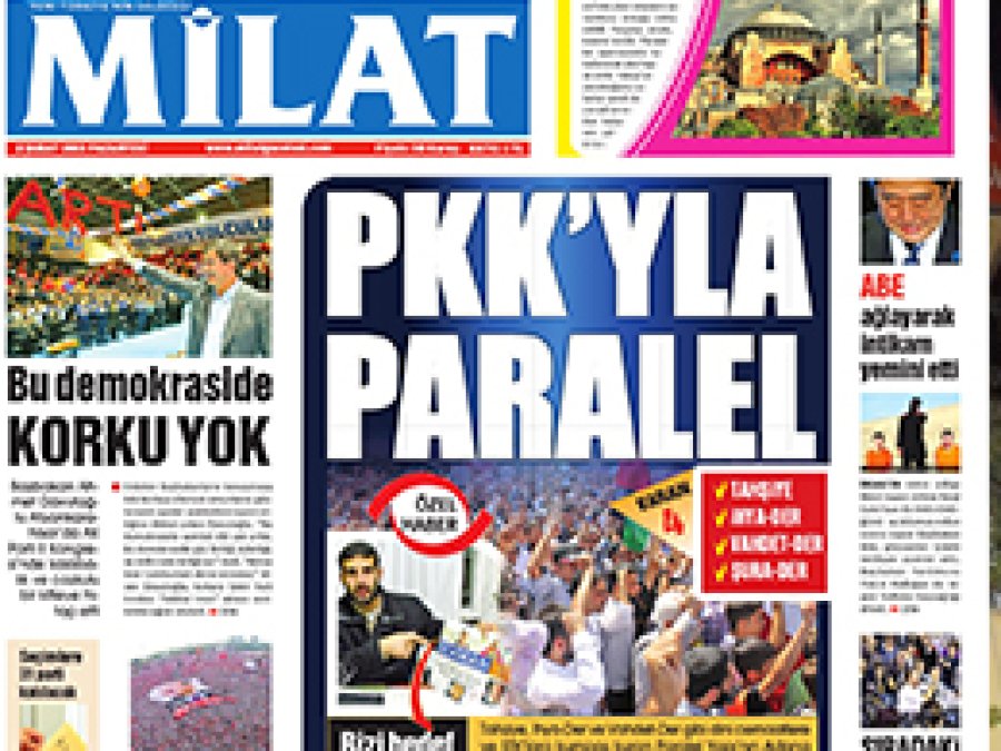 PKK-Paralel ittifakıyla Şura-Der'e komplo
