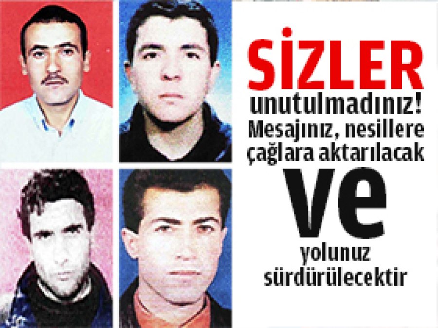 Van'da şehid edilen müminlerin anısına