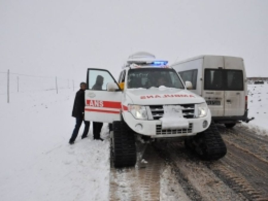 Siverek'te öğrenci servisleri yolda kaldı