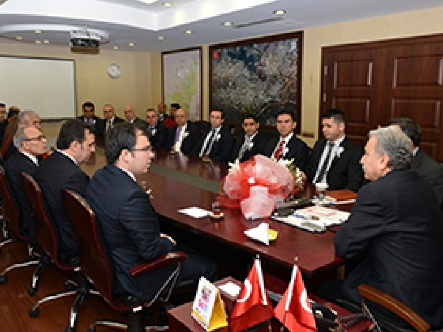 Vali Büyük, Maliye çalışanlarını kabul etti