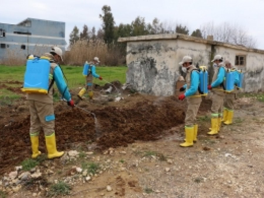 Şanlıurfa'da larvalarla mücadele başladı