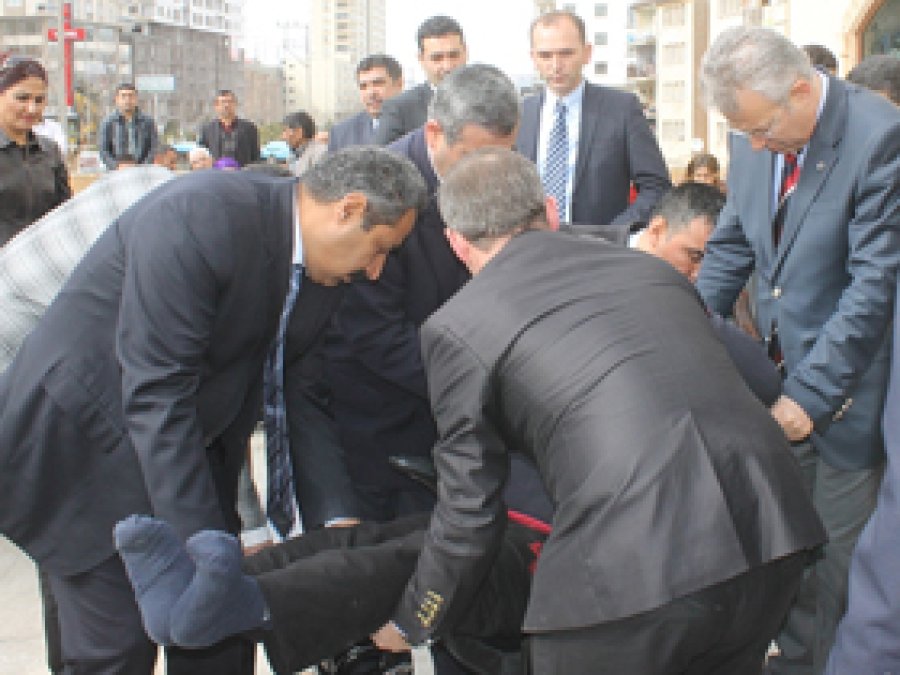 Engellilerin akülü sandalye sevinci