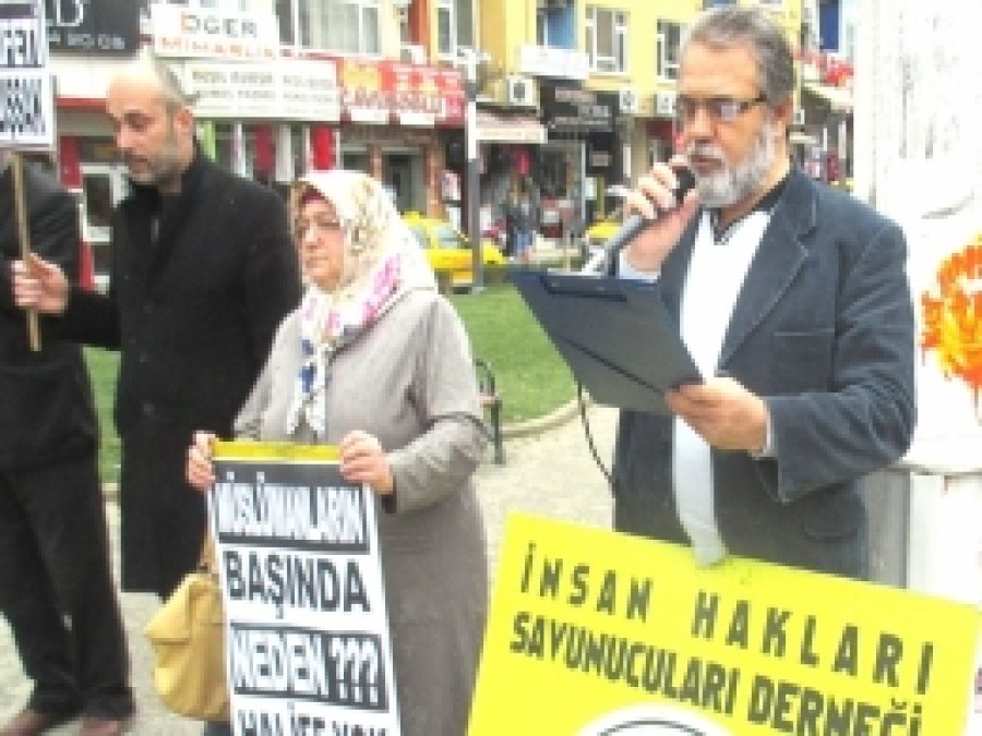 Hilafetin kaldırılması Kocaeli'nde protesto edildi
