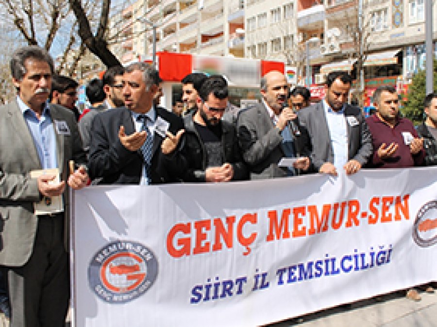 Savcının vurulması Siirt'te kınandı