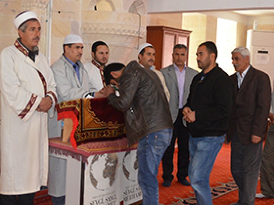 Hilvan'da Sakal-ı Şerif ziyarete açıldı