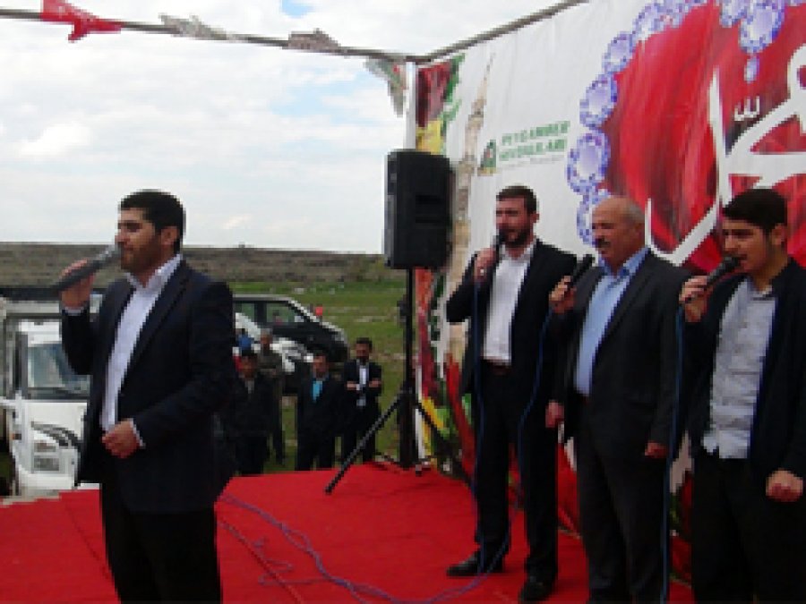 Çınar'ın Xırbésitıl köyünde Kutlu Doğum etkinliği