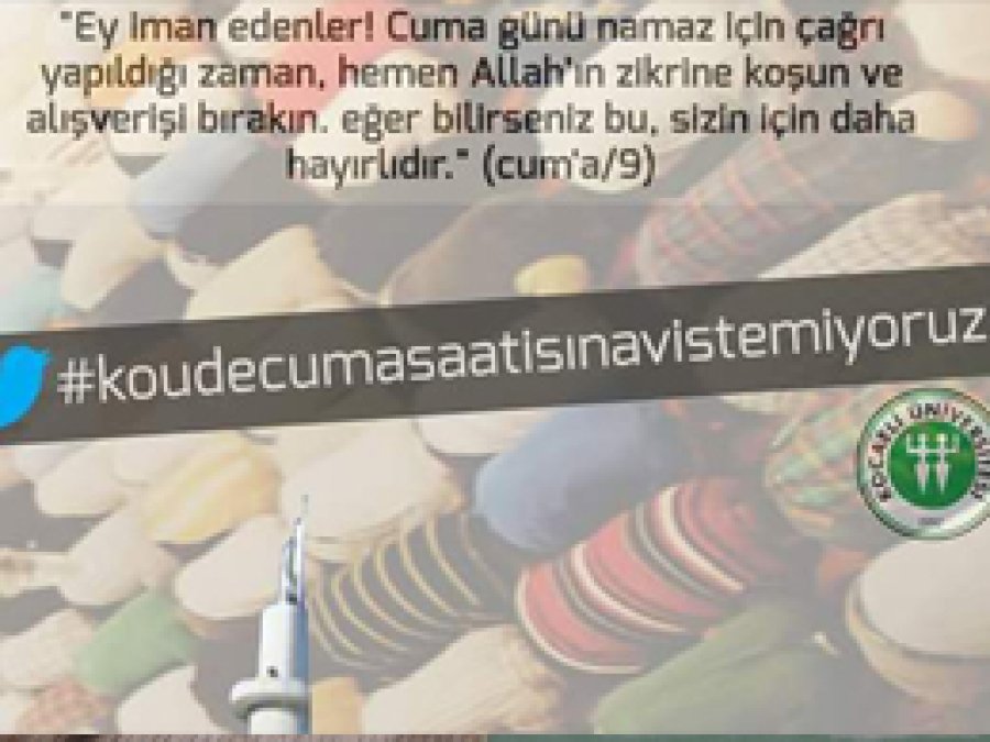 Öğrencilerde Cuma saatinde sınava tepki