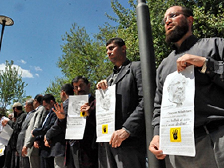 Urfa'da Kamaruzzaman protestosu