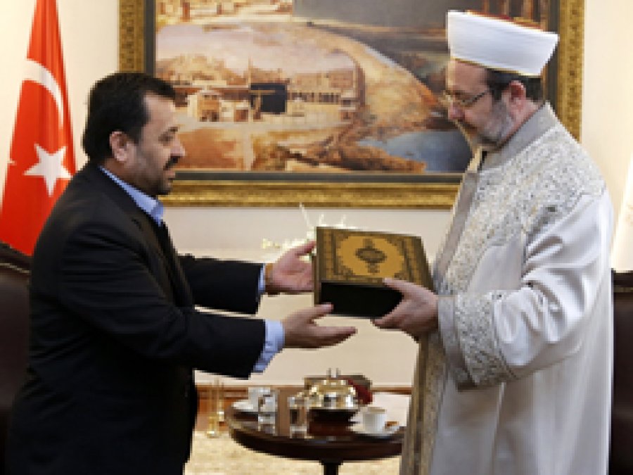 Görmez, Erbilli âlimlerle görüştü