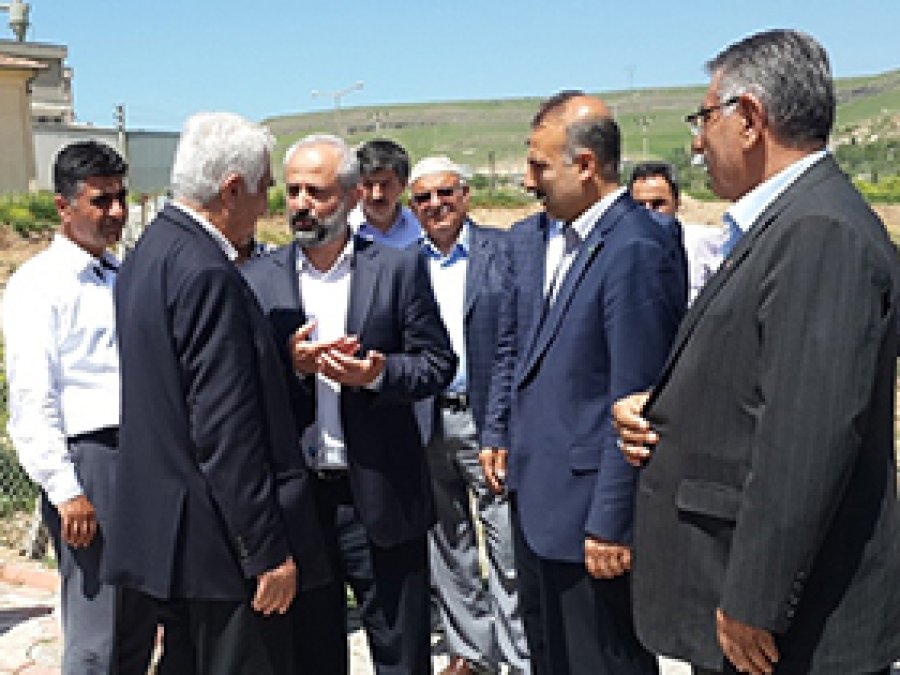 Hür Aday Gök, OSB ve köyleri ziyaret etti