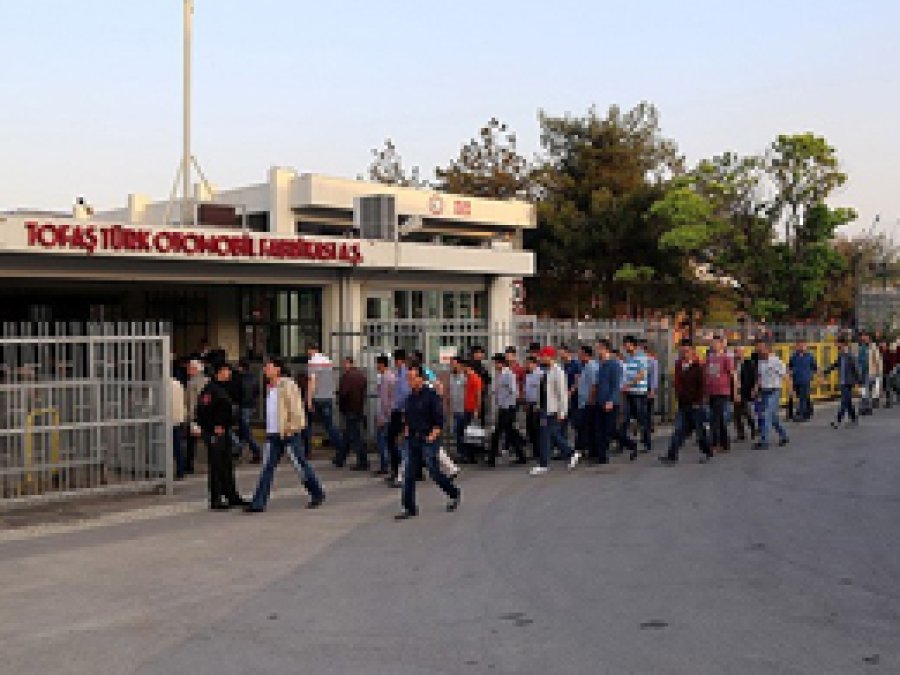 Tofaş'ta işçilerin eylemi sona erdi