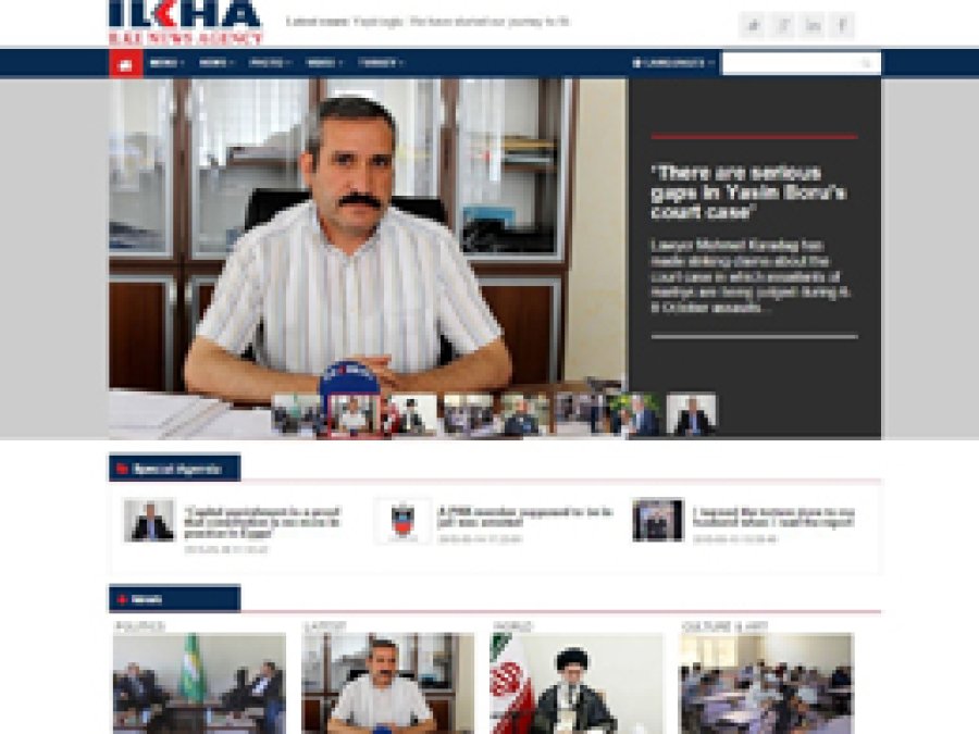 İLKHA İngilizce yayına başladı
