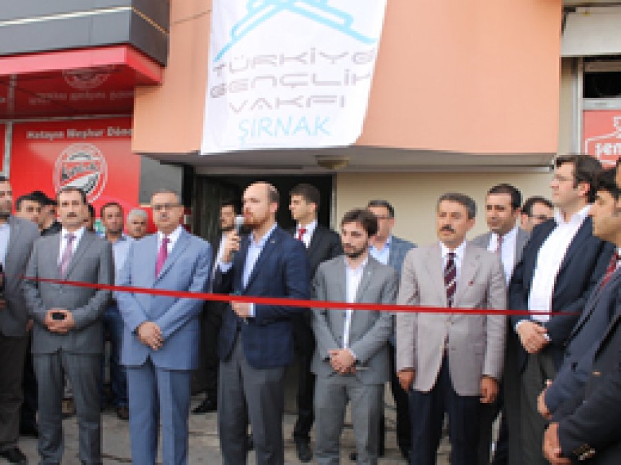 Bilal Erdoğan Şırnak Gençlik Vakfı’nı hizmete açtı