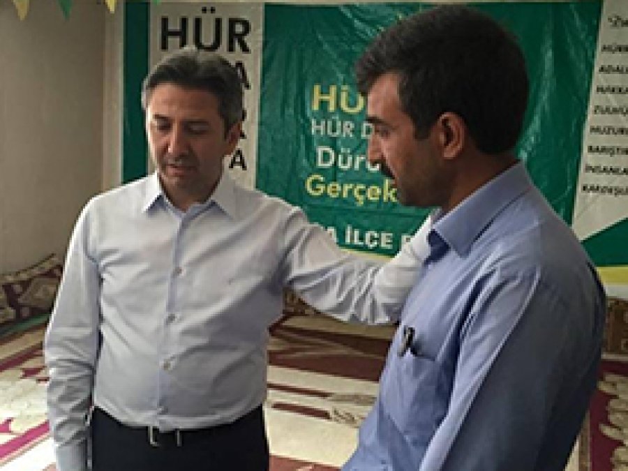 AK Parti'den HÜDA PAR'a taziye ziyareti