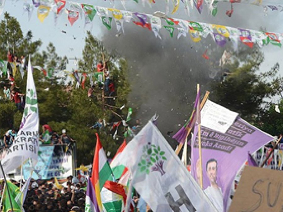 Diyarbakır'da HDP mitingi zanlısı tutuklandı