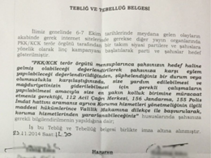 Polis, Aytaç Baran'ı bile bile korumadı