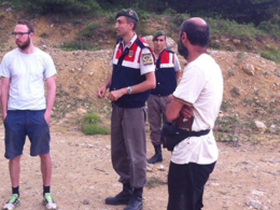 Kaybolan turistleri jandarma buldu
