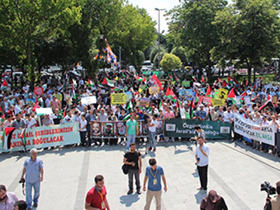 İstanbullular Özgür Kudüs için yürüdü