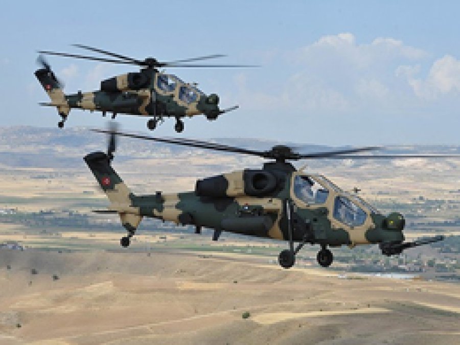 Operasyondan dönen helikopterlere ateş açıldı